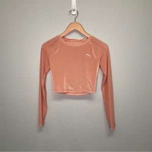 Puma Velvet pink crop top